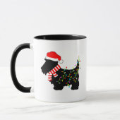 kerstdasje met licht mok (Links)