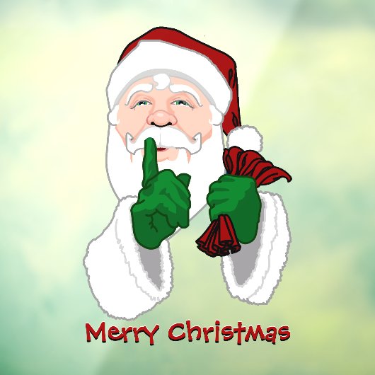 Kerstdecalen Aangepaste kerstcadeauvenster Decaal Raamsticker (Vel 3)