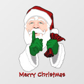 Kerstdecalen Aangepaste kerstcadeauvenster Decaal Raamsticker (Vel)