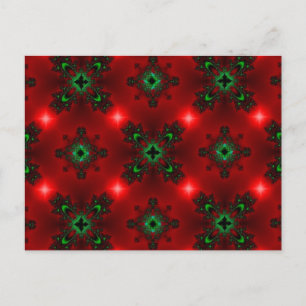 Kerstdeco in Retrostijl Feestdagenkaart