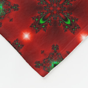 Kerstdeco in Retrostijl Fleece Deken