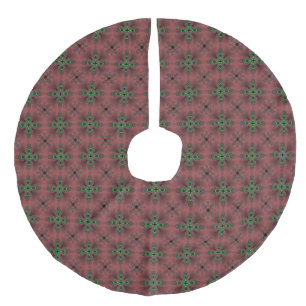 Kerstdeco in Retrostijl Imitatie Linnen Kerstboom Kleed