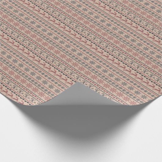 Kerstdecor Cadeaupapier (Hoek)