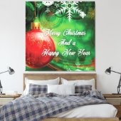 kerstdecor canvas afdruk (Insitu (Slaapkamer))