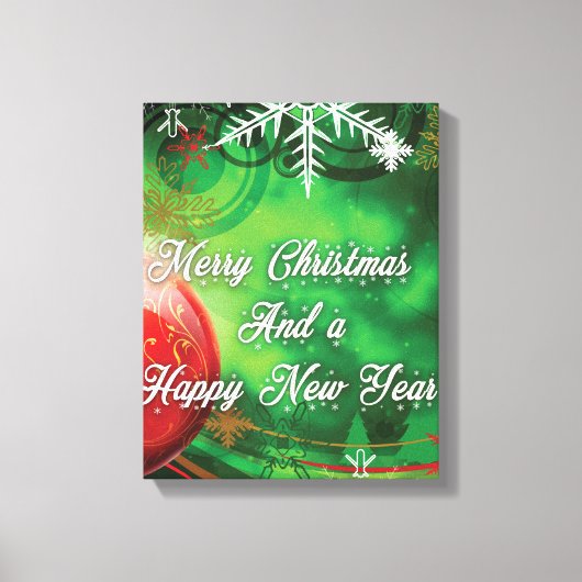 kerstdecor canvas afdruk (Voorkant)