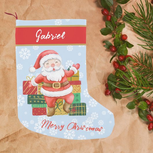 Kerstdecor Dancing Santa Claus Classic Kleine Kerstsok