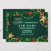 Kerstdecor-feestdag Kaart (Voorkant / Achterkant)