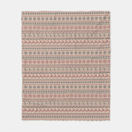 Kerstdecor Fleece Deken