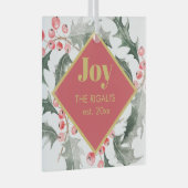 kerstdecor glas ornament (Voorkant Rechts)