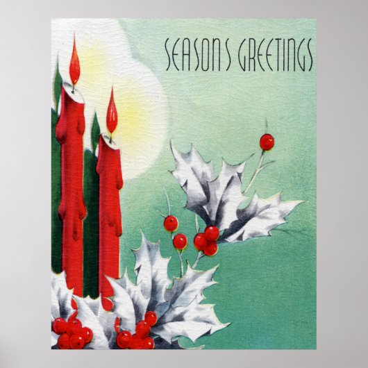 kerstdecor poster (Voorkant)