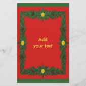 kerstdecoratie-brochure flyer (Voorkant)