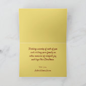 Kerstdecoratie Foto Kaart (Binnen)