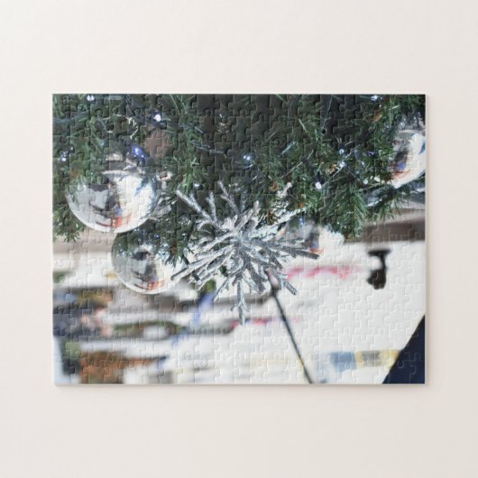 Kerstdecoratie in Londen, Engeland Legpuzzel (Horizontaal)