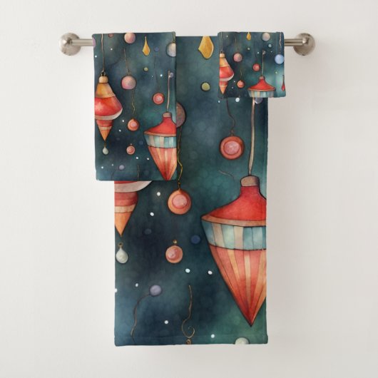 Kerstdecoratie Vakantie Decor Bad Handdoek (Insitu)