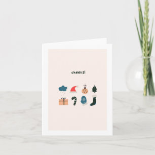Kerstdecoratie Vakantie Groet Kaart