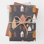 Kerstdecorpeerpapier Inpakpapier Vel (In situ)