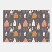 Kerstdecorpeerpapier Inpakpapier Vel (Voorkant)