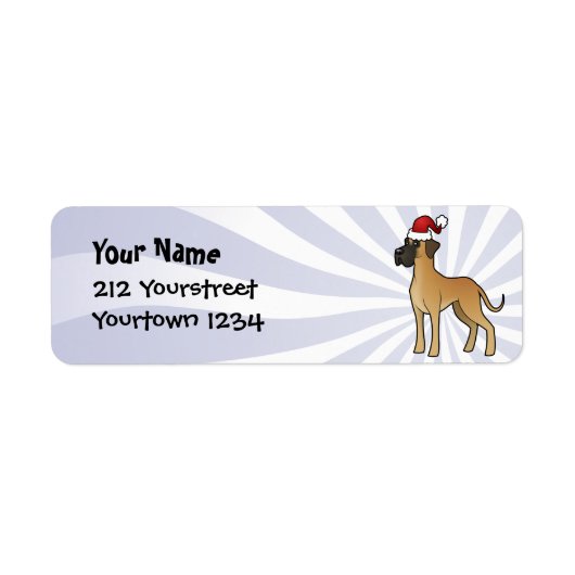kerstdeen etiket (Voorkant)
