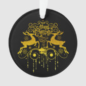 kerstdeers Silhouettes-Ornament Ornament (voorkant)