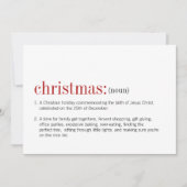 kerstdefinitie feestdagenkaart (Voorkant)