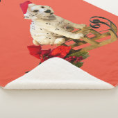 kerstdeken met een aangepaste naam. sherpa deken (3/4)