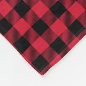 kerstdeken met  rode vrachtwagen fleece deken (Hoek)