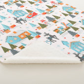 kerstdeken sherpa deken (3/4)