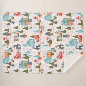 kerstdeken sherpa deken (Voorkant (horizontaal))