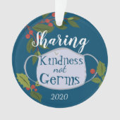 Kerstdeling Kindness niet Germs Ornament (voorkant)