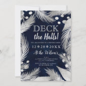 Kerstdenergie, zilverdek en zalen kaart (Voorkant)