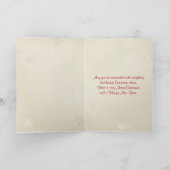 Kerstdengroef met rood licht kaart (Binnen)