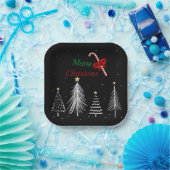 Kerstdennen Papieren Bordje (Feest)