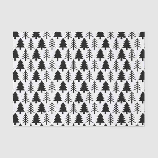 kerstdennen tissuepapier (Voorkant)