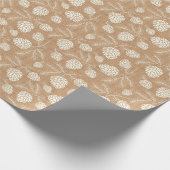 kerstdenogen cadeaupapier (Hoek)