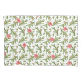 Kerstdenploegen en Poinsettias Kussensloop (Voorkant)