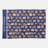 Kerstdesserts gepersonaliseerd theedoek (Horizontaal)