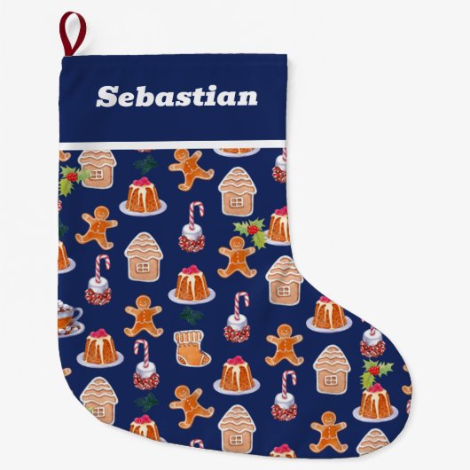 kerstdesserts grote kerstsok (Voorkant)