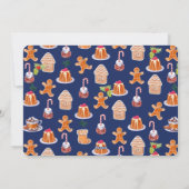 Kerstdesserts ingelijst Foto Kerstmis Feestdagenkaart (Achterkant)