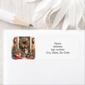 kerstdeur etiket (Insitu)