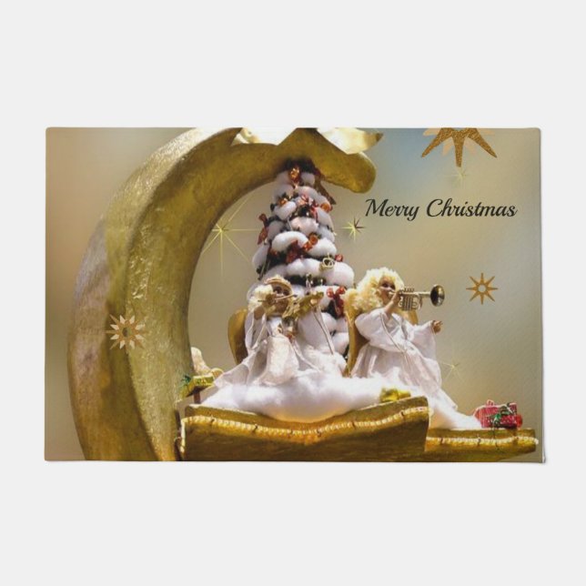 Kerstdeur Mat, Angel Deurmat (Voorkant)