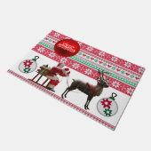 Kerstdeur Mat, prettige kerst Deurmat (Schuin)