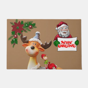 Kerstdeur Mat, prettige kerst Deurmat