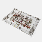 Kerstdeur Mat, prettige kerst Deurmat (Schuin)