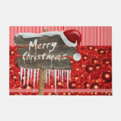 Kerstdeur Mat, prettige kerst Deurmat (Voorkant)
