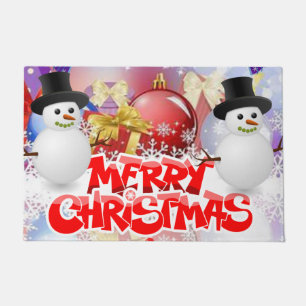Kerstdeur Mat, prettige kerst Deurmat