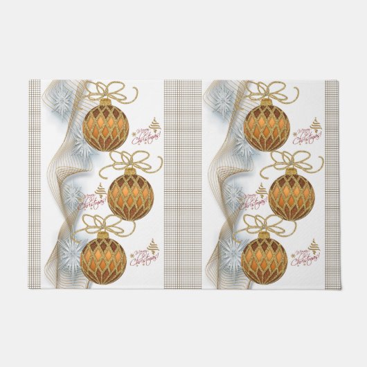 Kerstdeur Mat, prettige kerst Deurmat (Voorkant)