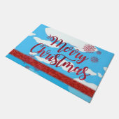 Kerstdeur Mat, prettige kerst Deurmat (Schuin)