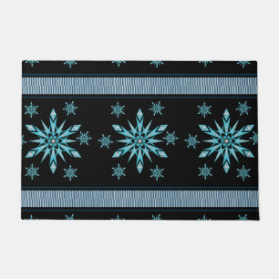 Kerstdeur Mat, Snowflake Deurmat
