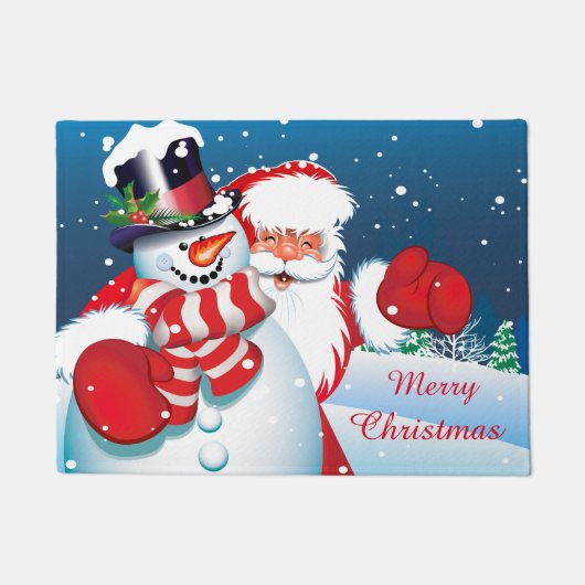 kerstdeuren deurmat (Voorkant)