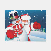 kerstdeuren deurmat (Voorkant)